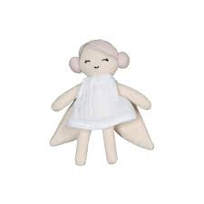 Fabelab bear pocket friend plush toy - organic cotton stuffed animal